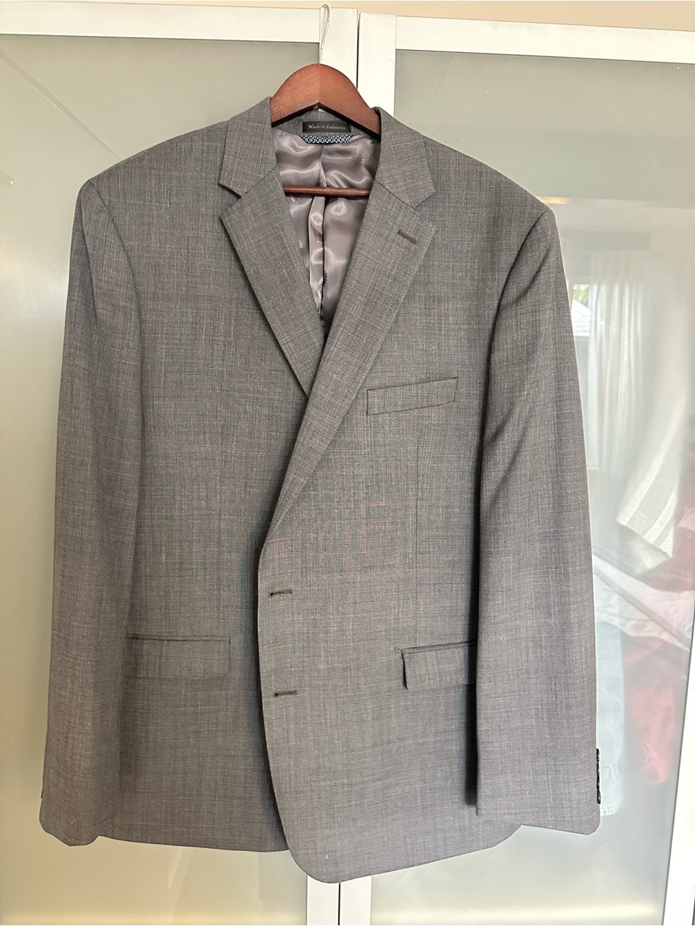 Ralph Lauren Men's Grey Notch Lapel Suit Jacket